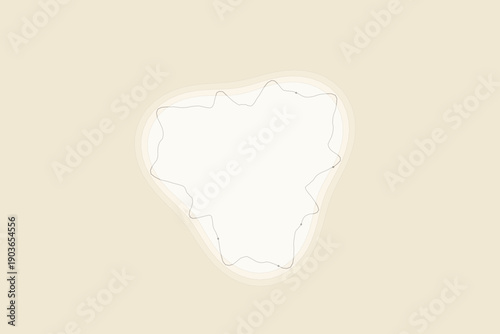 Old world map illustration with antique parchment texture, showing detailed coastlines and islands, evoking a sense of historical exploration and discovery. Vector art.