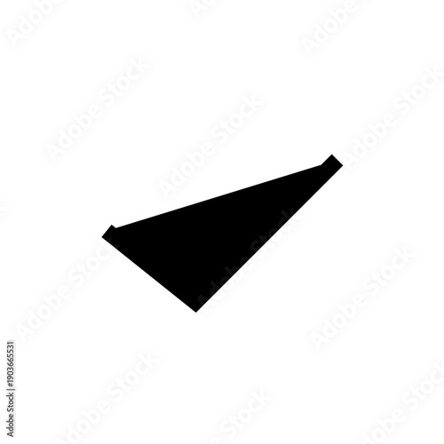 Free Download Black geometric shape on transparent background - GFXLoad