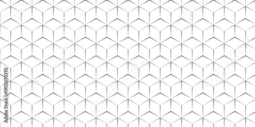 Structure geometric tile stripe square cube decorative thin minimal wallpaper. repeat creative element mosaic ornament vintage monochrome hexagon type gradient liner background.