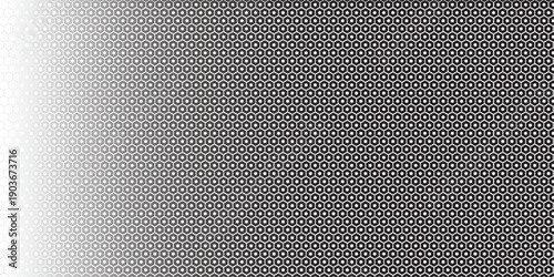 Dark grey abstract wide horizontal banner with hexagon carbon fiber grid and orange luminous lines.