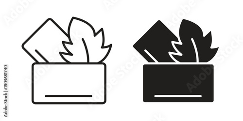 Mint gum icon vector on trendy design. Outline vector stock illustration.