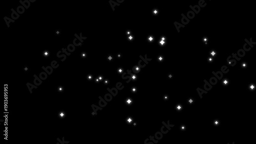 Wallpaper Mural Golden magic sparkles glitter line stars, glowing fairy sparkle line burst, fairy dust wand glitter stars trail transition on black screen background, luxury bokeh lights loop animation 4K Torontodigital.ca