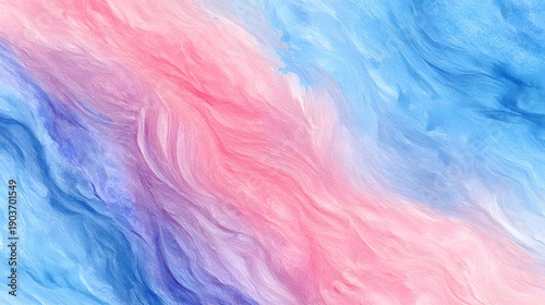 Soft pink and blue swirling pattern with gentle texture visible.