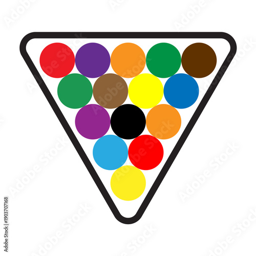 Billiard ball vector
