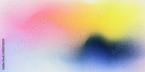 Noise rough grungy grain brushed metal metallic effect.  abstract multi color noise gradient background wallpaper. blurred colorful with grain noise effect background. Vector blurry crystal background