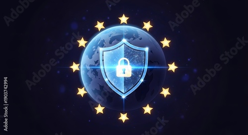 Harmonized EU legislation on cybersecurity & AI. This visual represents compliance with the NIS2 Directive and the EU AI Act, ensuring secure, trustworthy digit