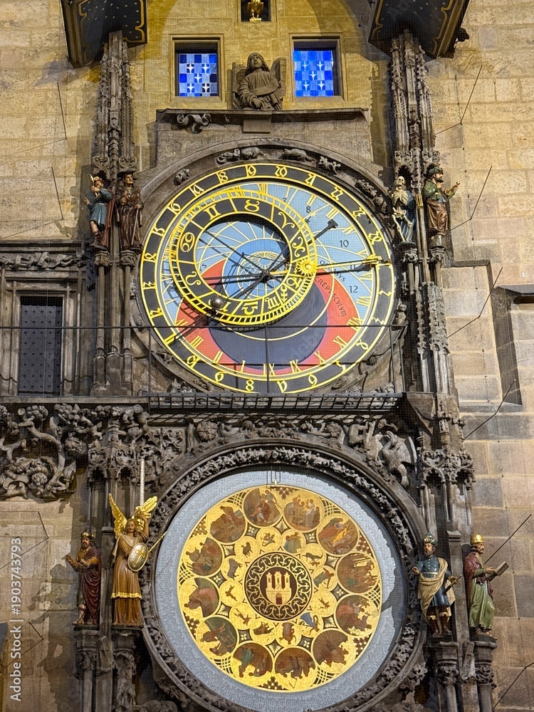 Obraz premium Prague Astronomical Clock. Architecture of Prague