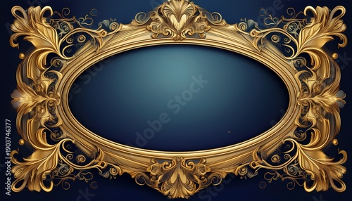 ornate gold frame
