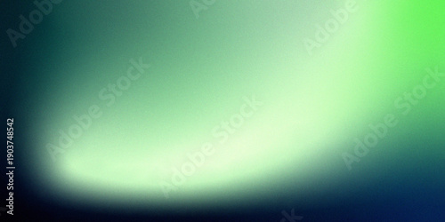 Abstract green and dark blue gradient vector background. Soft blurred mesh texture with white light glow. Modern smooth wallpaper or banner. Minimalist vibrant backdrop with copy space