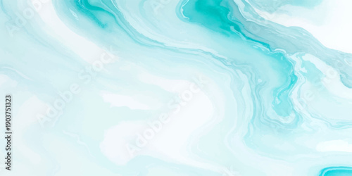 Vector Abstract teal fluid texture background, capturing a sense of fluidity and elegance in its unique swirls and patterns.