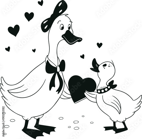 two birds on a branch