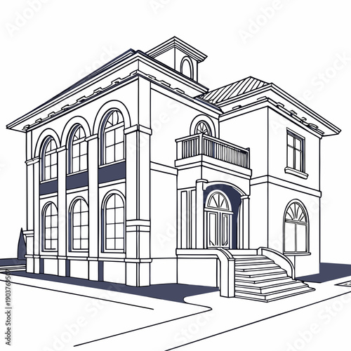 A grand, ornate building with intricate architectural details and a prominent entrance.