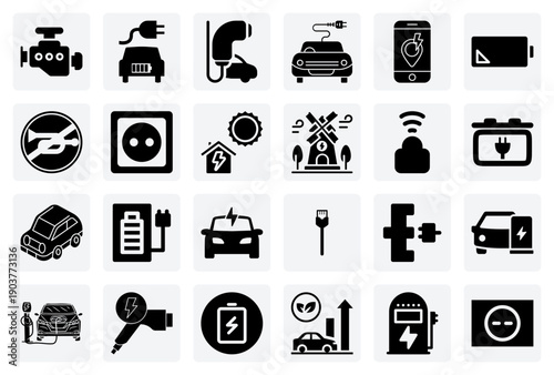 Electric Vehicle Charging And Power Management – Sockets, Plugs, Solar Energy, And Battery Status For Green Driving