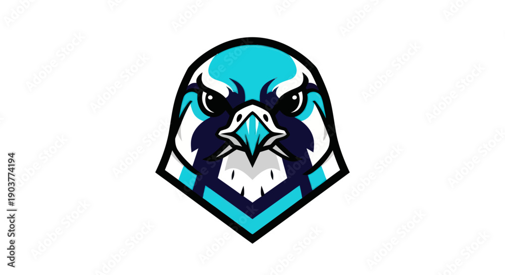Fototapeta premium Eagle head mascot illustration