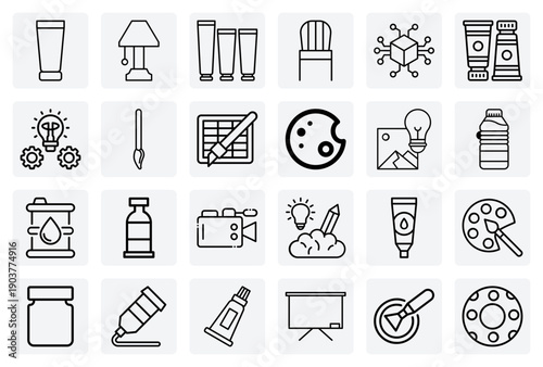 Creativity And Design Thinking Environment – Office Furniture And Art Supplies For Brainstorming And Project Execution.