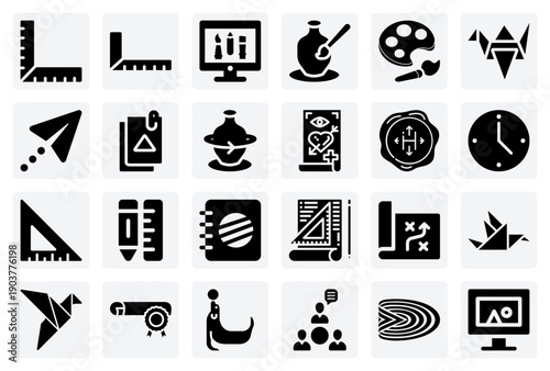 Hands-On Creative Pursuits – Illustrations Of Pottery Making, Painting, Paper Art, And Glasswork For Hobby-Themed Designs