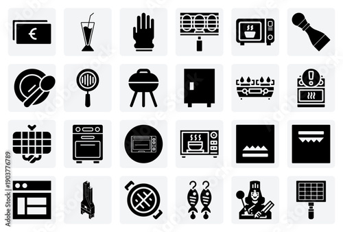 A Variety Of Home Kitchen Equipment For Cooking And Baking, Suitable For Food-Related Marketing And Media