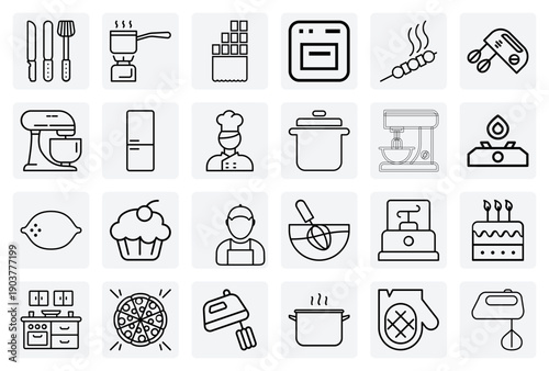 Wholesome Home Cooking And Baking – Family Preparing Healthy Food, Breakfast, And Celebration Cakes Together