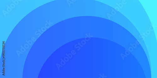 Abstract circle light blue color wavy background. Suit for business, institution, conference, party, backdrop, banner. Modern vector illustration