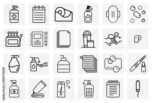 Complete Personal Hygiene And Toiletries Kit – Soap, Shampoo, And Sanitary Products For Health And Cleanliness