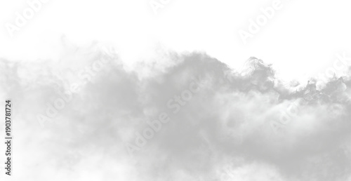 Cuadro en lienzo PNG fog texture isolated on transparent background