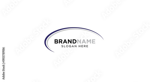 Modern Company Logo Template Design Element.