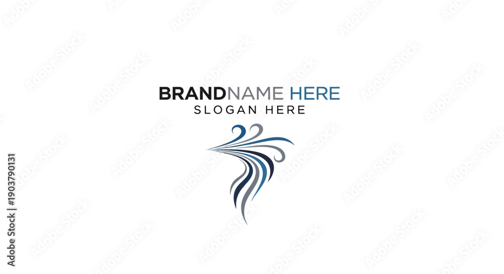 Obraz premium Stylized Bird Logo Design Element.