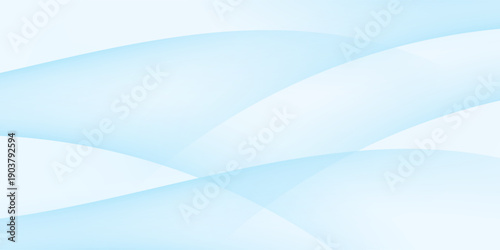 Abstract white wavy glowing lines on a blue background. Futuristic digital high-technology pattern. Health Care concept. Vector illustration