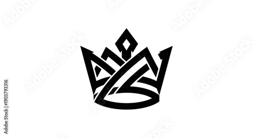 Flying cauldron illustration with magical elements