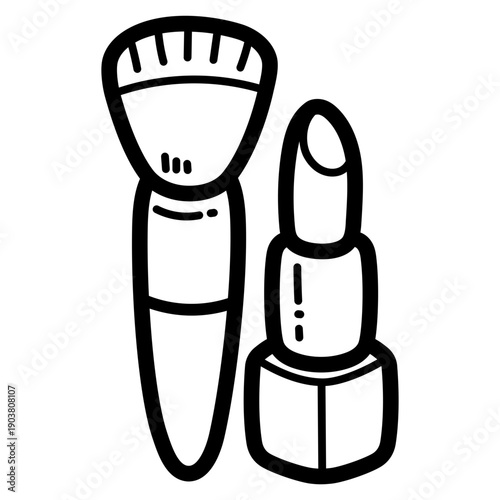 make up illustration