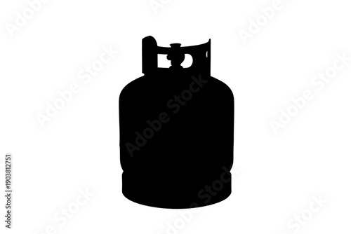 Propane tank silhouette