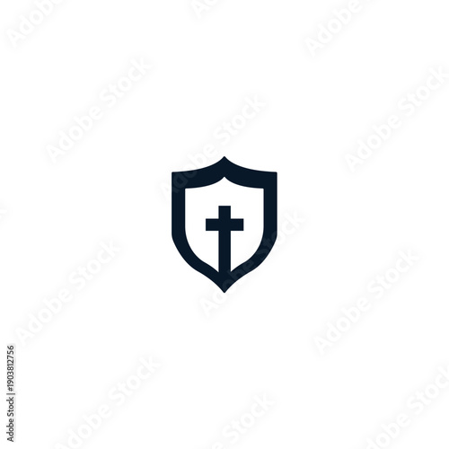 vector illustration of a cross