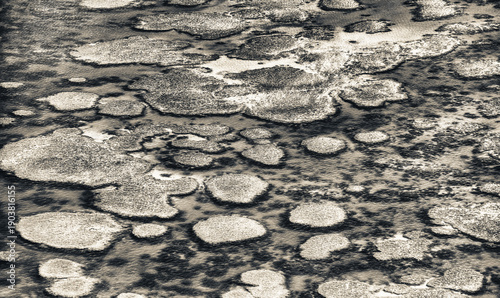 Fotografie Aerial view of Whitsunday Islands Coral Reef of Queensland from the aircraft