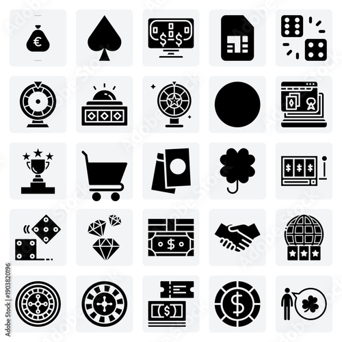 Winning Big In An Online Casino – Symbols Of Luck, Money Bags, And Jackpots For Digital Gaming Platforms