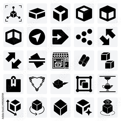 3D Box And Cube Visuals – Empty And Solid Forms For Product Packaging Mockups And Logistics-Themed Designs.