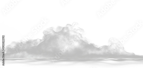 Fotografija realistic fog or cloud isolated on transparent background, realistic dry ice smoke clouds fog overlay perfect for compositing into your shots