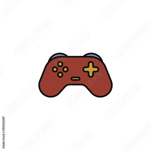 gaming vector icon. flat sign for mobile concept and web design. Symbol, logo illustration. Vector graphics