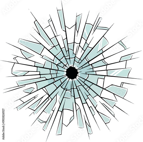 Shattered Glass Art A Visual Representation of Fracture