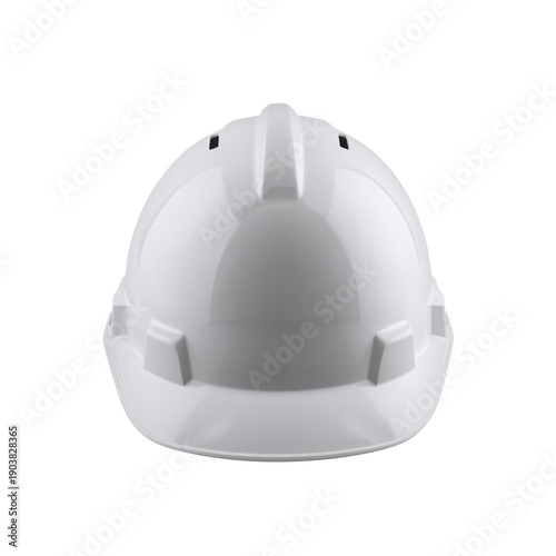 Construction Safety Helmet Placed on a Flat Surface in a Workshop During Daytime