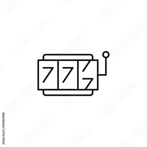 casino vector icon. flat sign for mobile concept and web design. Symbol, logo illustration. Vector graphics