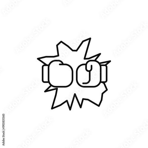 duel vector icon. flat sign for mobile concept and web design. Symbol, logo illustration. Vector graphics