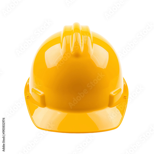 Safety Helmet on White Background for Construction Use in Various Work Sites