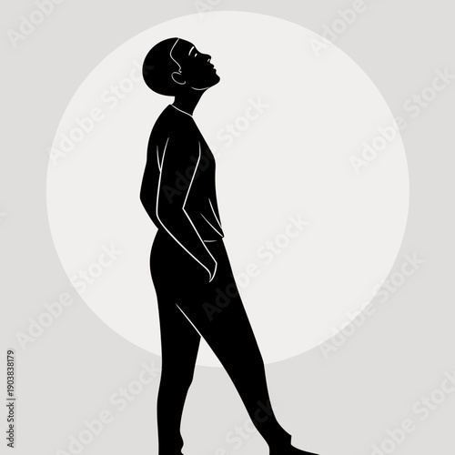 ১. Collection of African American male profile silhouettes with headphones ২. Modern black man character icons for urban lifestyle and music concept ৩. Set of diverse young African American male avata