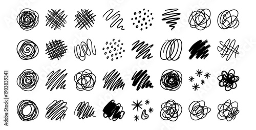 Self Love Self Care Doodle Icons Set Mental Health Wellbeing Mindfulness Personal Growth Hand Drawn Collection