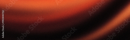 Fotografija Fiery Orange and Black Gradient Texture with Grainy Noise Effect banner poster h
