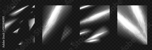 Light flare prism rainbow effect background.