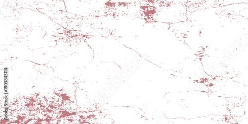 A vibrant red watercolor paint splash creates a dirty grunge texture on a paper wallpaper backdrop with artistic ink splatter and blood liquid stains within a decorative border frame design