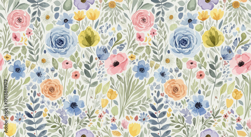 Spring Nature-Inspired Floral Textile