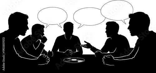 group of people in circle