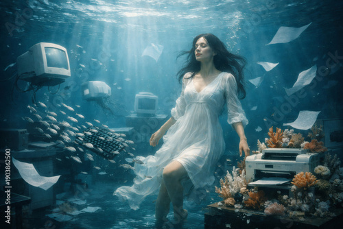 Siren of the Submerged Office: An Ode to Digital Decay